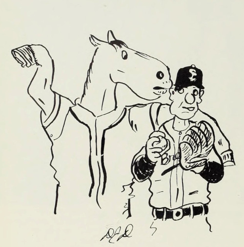 From Santa Clara College’s 1956 yearbook. My favorite (and weirdest) equine images are collect