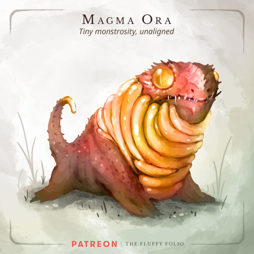 Magma Ora – Tiny monstrosity, unalignedWhile all oras share a similarly bulky body with the characte