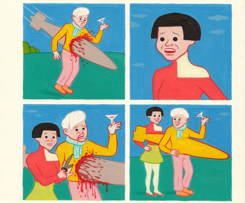 sadisticxxpanda:  thefreebuffet:  Joan Cornella pt. 5  JESUS