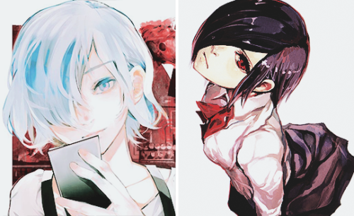 t0ukas: Tokyo Ghoul // Tokyo Ghoul :re Volume Covers 1 - 7