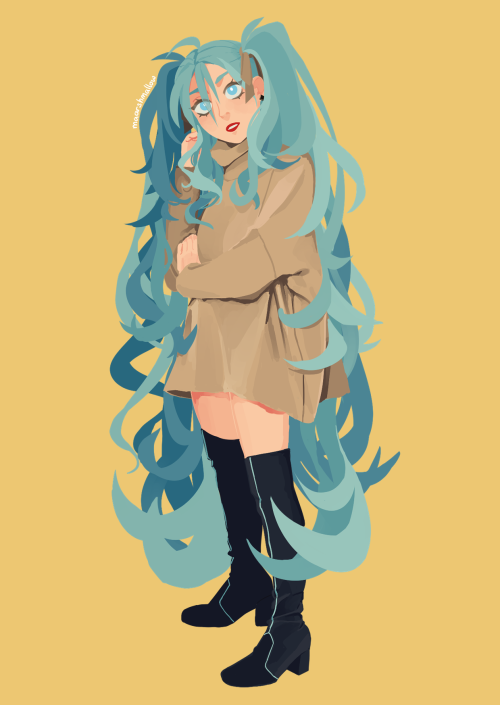 maarshmallow: my miku piece for this year’s lookbook! it’s been a pleasure organizing a charity proj