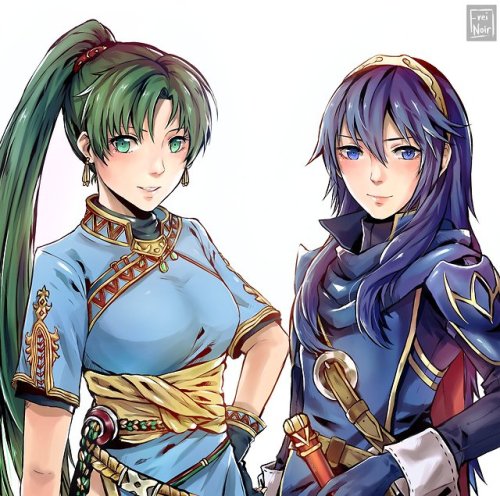 Commission :: Lyn and Lucina from the Fire Emblem Series!