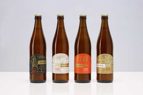 Beautiful modular brand identity for a brewery located in San Francisco by Manual.