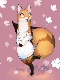 likime:  Autumn Fox~~ ▼Drawing process//♥