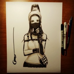 omar-dogan:  #ibuki in punk outfit. Drawing