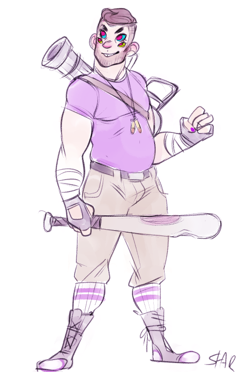 teamtrashbag2:teamtrashbag2:I love the tf2 fusions so i made fat scout a scout/heavy fusion!tryin to