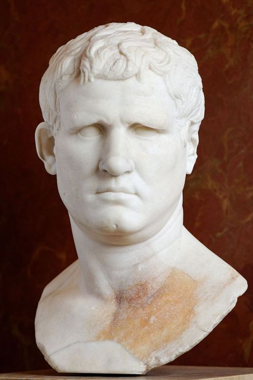 current emotion: busts of agrippa looking into the distance with sad, soulful eyes