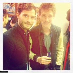 jamie-dornan:   Jamie Dornan and his friend,