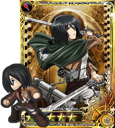 Square Enix’s PC browser game “Imperial Saga” has begun its Shingeki no Kyojin collaboration! In addition to playing as SnK characters and having their avatars, there are also in-game events and battles within SnK context. Obtaining 1,000,000 points