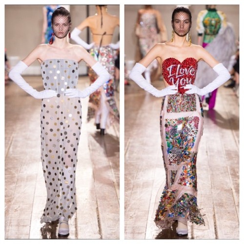 #instastyle #instafashion #inspiration @maisonmargiela #couture #margielacouture #fall2014 #pfw #iloveyou #gowns #gloves #couturepose #chic #polkadots #heart #fabulous #fashion #runway #redcarpet #major