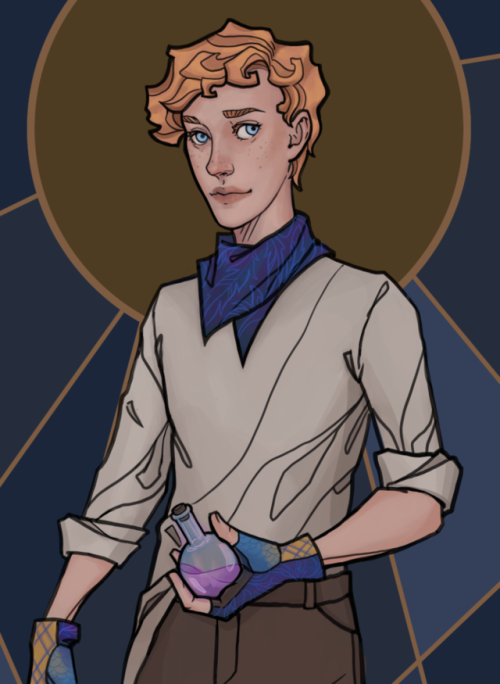 inkwingart: Wylan Van Eck, demo tech and chemist extraordinaire. My headcanon for those hideous, hid