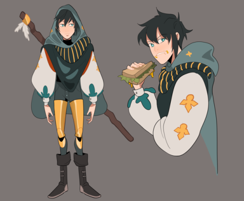 Character Work for Cas post banishment. 