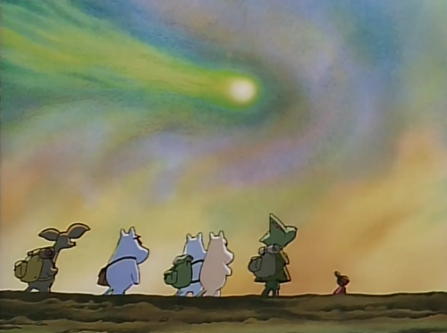 snufqueen:Comet in Moominland   (ムーミン谷の彗星, Mūmindani no Suisei)1992