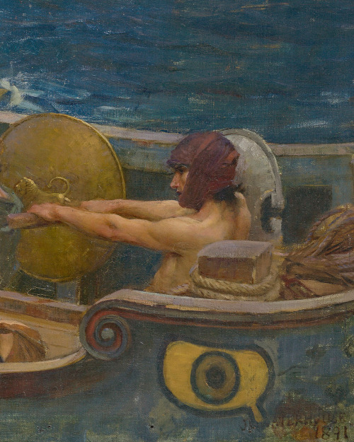 mysteriousartcentury:John William Waterhouse (1849-1917), Ulysses and the Sirens, 1891, oil on canva