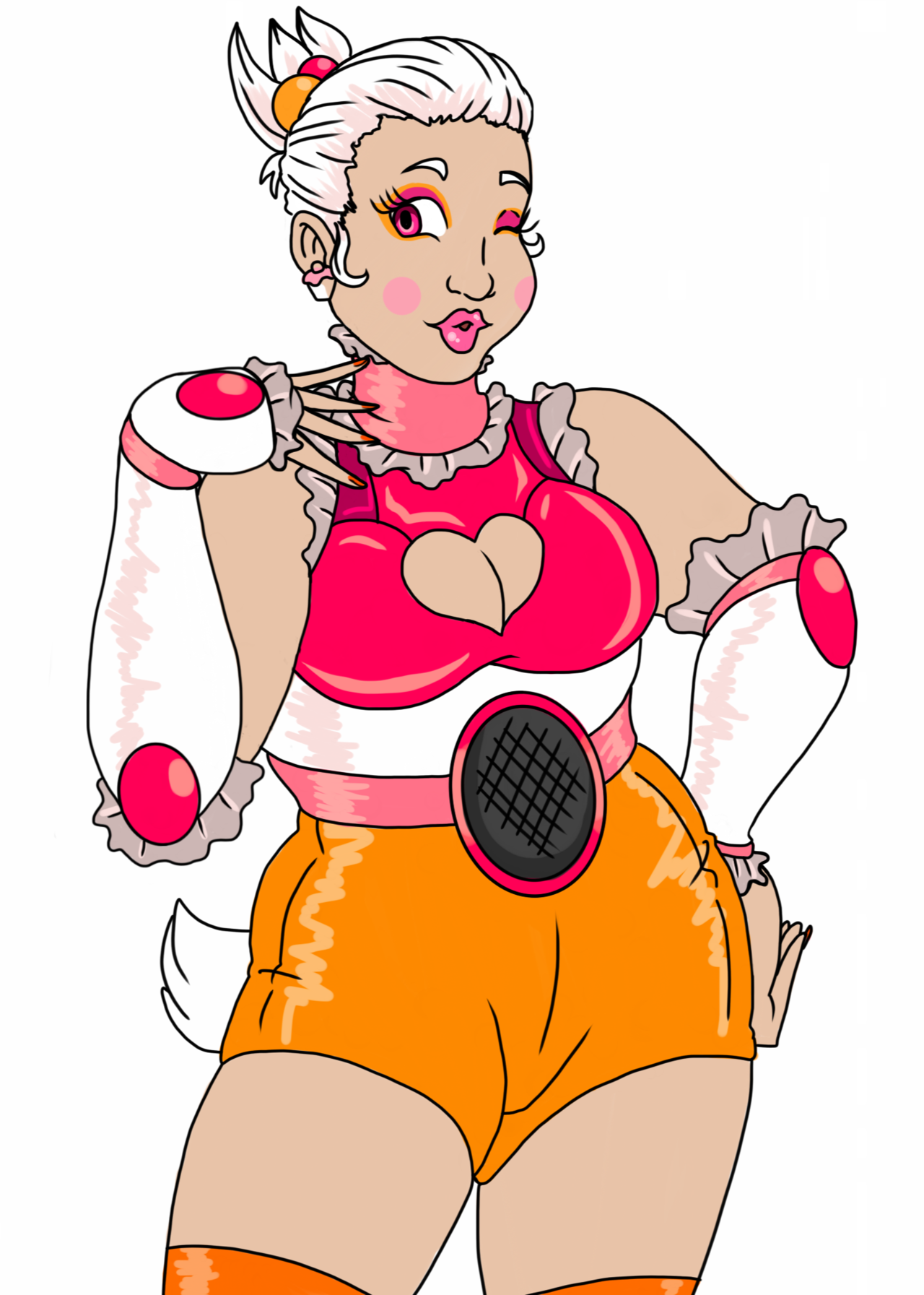 Funtime Chica by YazzyChanArts -- Fur Affinity [dot] net