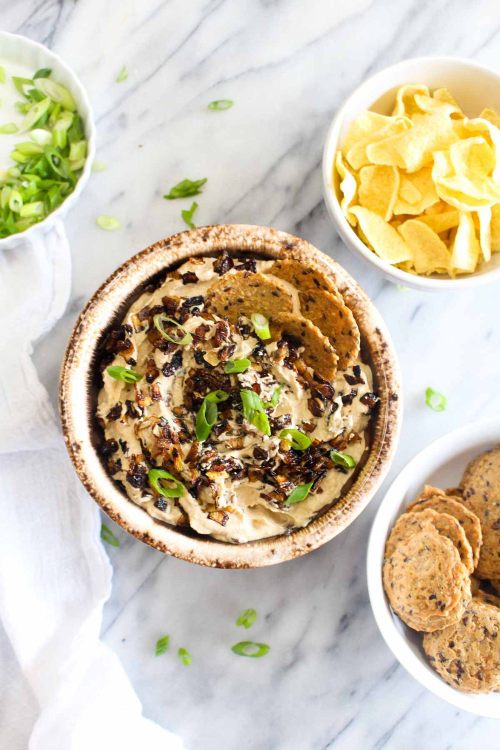 Healthy French Onion Dip Get the recipe