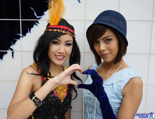 queens-of-cosplay: Flapper Korra and AsamiArt by: FoxvilleCosplayers:  Sushi Monster &