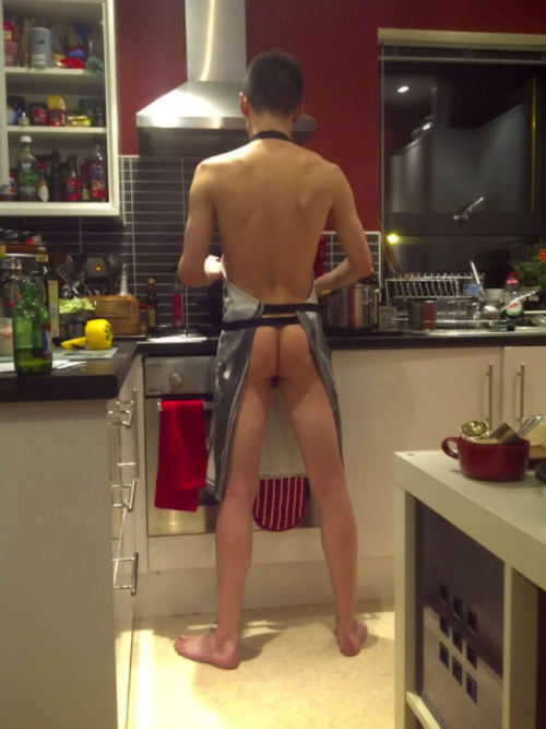 Boy cooking my dinner