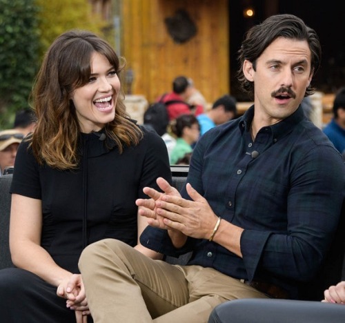 vjbrendan:  Milo Ventimiglia & Mandy Moore Promoting ‘This Is Us’ on ‘Extra’http://www.vjbrendan.com/2016/10/milo-ventimiglia-mandy-moore-promoting.html