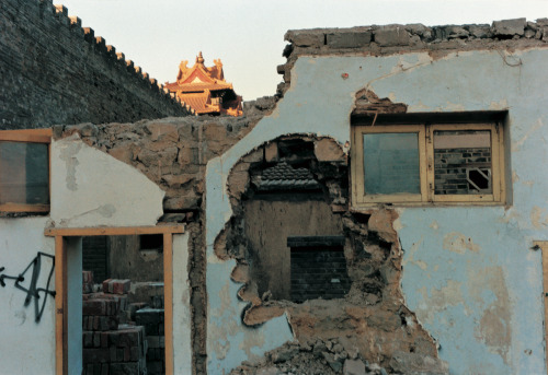 This photograph documents Zhang Dali’s engagement with the rapidly changing face of Beijing an
