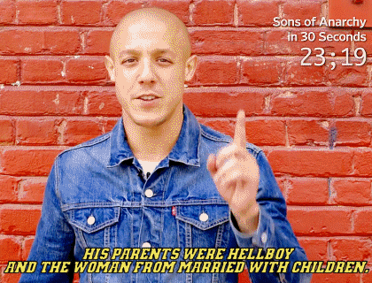 northernbluetwo:  Theo Rossi explains 'Sons of Anarchy' in 30 seconds [x] 
