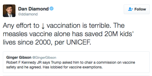 the-future-now:Trump picks anti-vaxxer to lead commission on vaccine safetyTrump on Tuesday asked a 