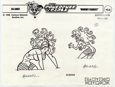 nondefender: Powerpuff Girls 102-b Mommy Fearest model sheets for Sedusa 