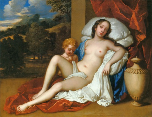 vcrfl:Sir Peter Lely (1618–1680): Portrait of a young woman and child, as Venus and CupidThe model o