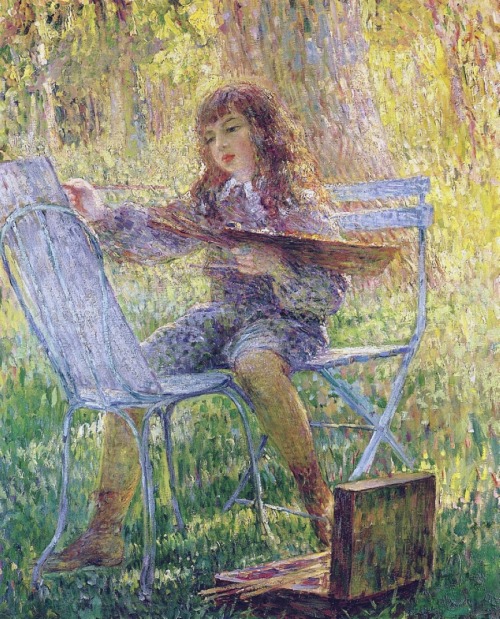 Young Painter (1904-1905). Henri Lebasque (French, post-impressionism, 1865–1937).&n