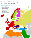 What if European countries were formed based on genetics instead of ethnicities.
Related: Predominant Haplogroups in Europe