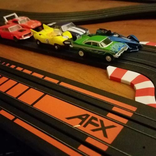 Chose a car and let loose! #AFX #slotracing #slotcars #racing www.instagram.com/p/CeudXpVO1U