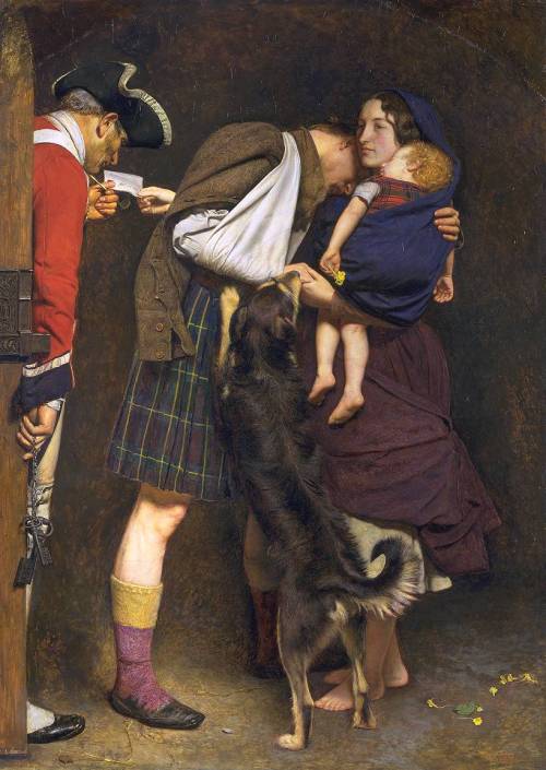 The Order of Release 1746 by John Everett Millais, 1852-1853.