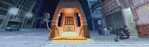 the2dstagesfg:“Concrete Cave” from Vampire Savior/Darkstalkers 3