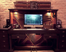srsfunny:  The Fanciest Desk I’ve Ever Seenhttp://srsfunny.tumblr.com/ 