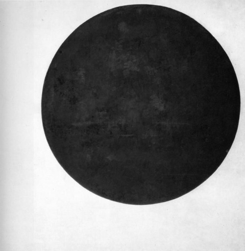 Black Circle, Kazimir Malevich, oil on canvas, 1923