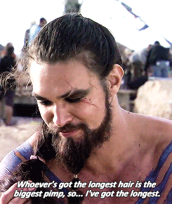 titansdaughter:These are like snippets from a modern day interview with the Khal and his Khaleesi