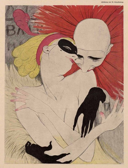 Walter Schnackenberg (1880-1961), &lsquo;Fasching&rsquo; (Carnival), &ldquo;Simplicissimus&rdquo;, #