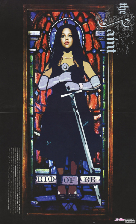 pat-mcgrath:thabeehive: lil’ kim, as joan of arc, styled by marc jacobs for flaunt magazine (c