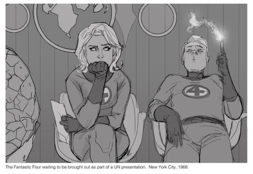 fyeahfantasticfour: Candid Fantastic Four photos by Phil Noto