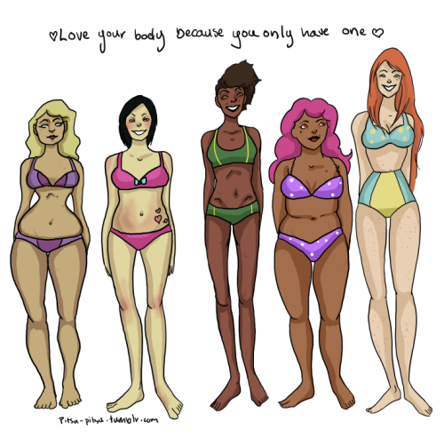 boowiebrown:  I agree with this, but everyone’s waist is this drastically smaller than their hips. Show done normal bodies! Not just pear/hourglass.
