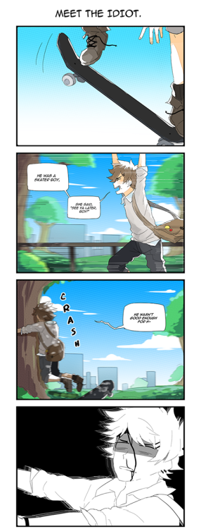 kurokocchiiii:so recently, i started this lil 4koma series based on an au called Hauppy. it’s just a