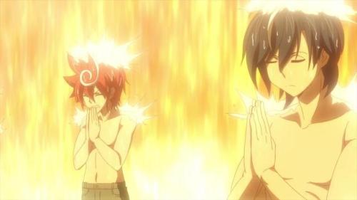 gaogeki78:The boys of Team Striders doing special training with Kanzaki in Cardfight!! Vanguard G NE