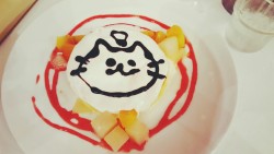 My pancakes from the maid cafe.
