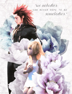 naminay:    namineweek ✬ day 3: favorite relationship ➝ axel + namine   