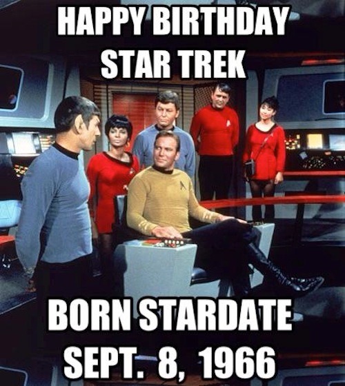broadcastarchive-umd:  Happy birthday, Star Trek. Born stardate September 8, 1966.