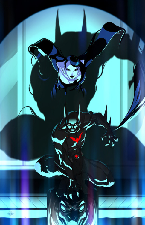 Inque. Drawn/Colored by me.Batman Beyond © DC Comics                     