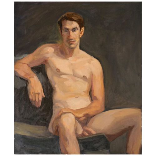 Mea-Gloria-Fides:  Sergey Sovkov, 2020. Études From Live Model, Oil On Canvas.