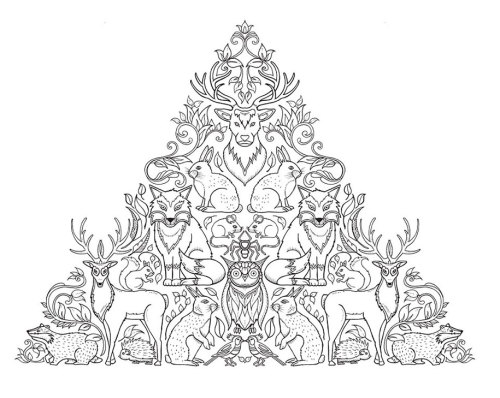 jedavu:  Colouring Books for AdultsInspired by Scotland’s Brodick Castle Gardens, British illustrator and artist Johanna Basford creates incredible coloring books for adults… 