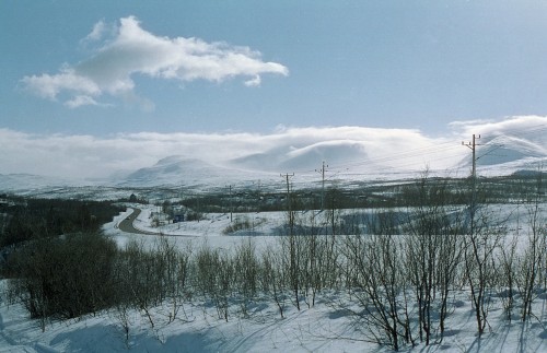 Another yet to posted from the Archive: Abisko Sweden on Film Nikon F4 | CineStill 50D | March 2018 