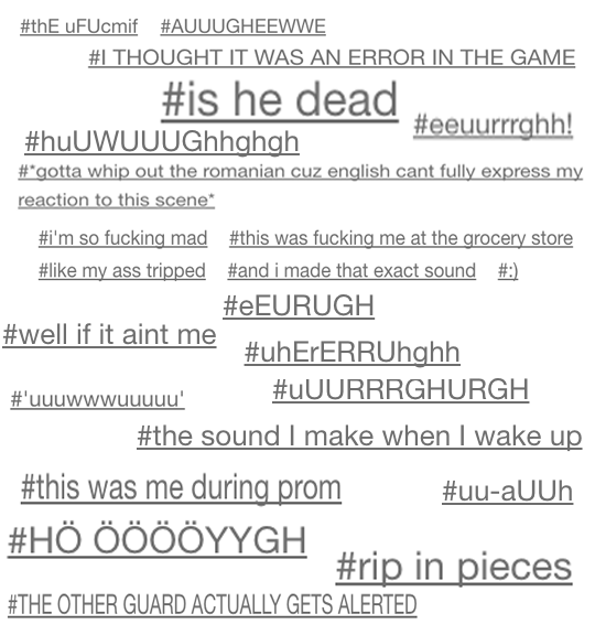 wrenhavenriver: wrenhavenriver: shoutout to this one guard for doing that embarrassing thing we’ve all done just a heads up that you guys have left the funniest fucking tags on this post?? 